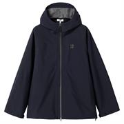 66°North Mens Adalvik Packable Rain Jacket, Dark Eventide