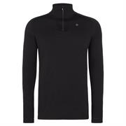 66°North Mens Basar Zip Neck, Black