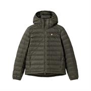 66°North Keilir Hooded Down Jacket til Kvinder i farven Dark Glacial Clay