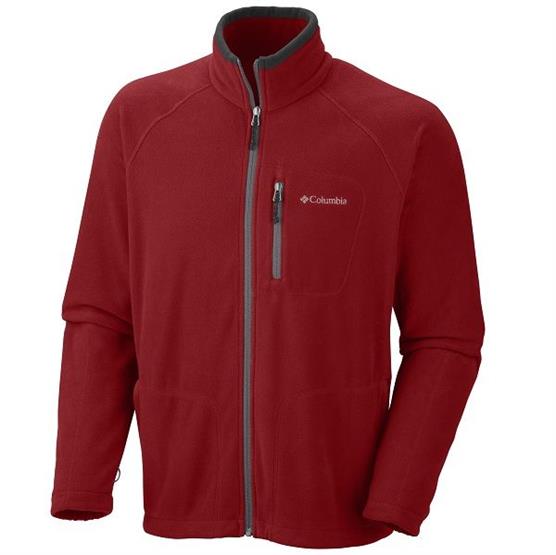 Columbia Mens Fast Trek II Full Zip Fleece, Rocket