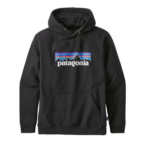 12: Patagonia Mens P-6 Logo Uprisal Hoody, Black
