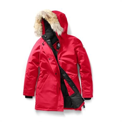 Canada Goose Ladies Victoria Parka Red