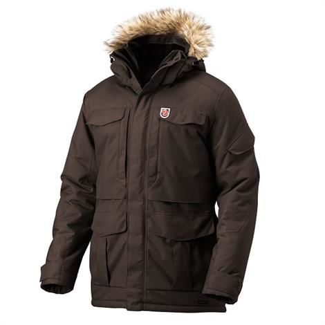 Fjällräven Yupik Parka Mens, Black Brown