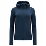 Aclima FleeceWool Hættetrøje i farven - Midnight Navy