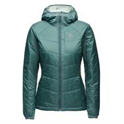 Jakken kan pakkes sammen i den venstre håndlomme