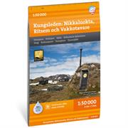 Vandrekort til den nordlige del af Kungsleden