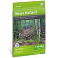 Calazo Kort over det nordlige Halland i Sverige
