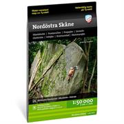 Calazo Kort over det nordøstlige Skåne i Sverige