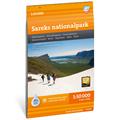 Calazo Vandrekort til Sareks Nationalpark i nordsverige