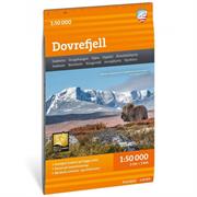 Calazo Vandrekort over Dovrefjell - 1:50000