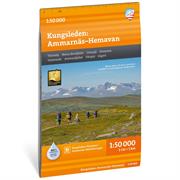 Vandrekort over den sydlige del af Kungsleden