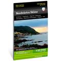Vandrekort til den nordvestlige del af Skåne