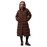Columbia Amaze Puff Long Hooded Jacket Womens i farven Tobacco