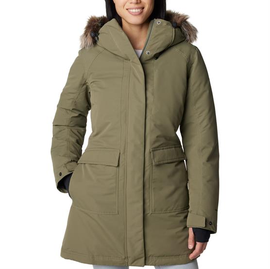 #2 - Columbia Little Si Insulated Parka Womens, Stone Green