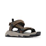 Columbia Peakfreak Rush Sandal Leather Mens i farven Cordovan / Pebble