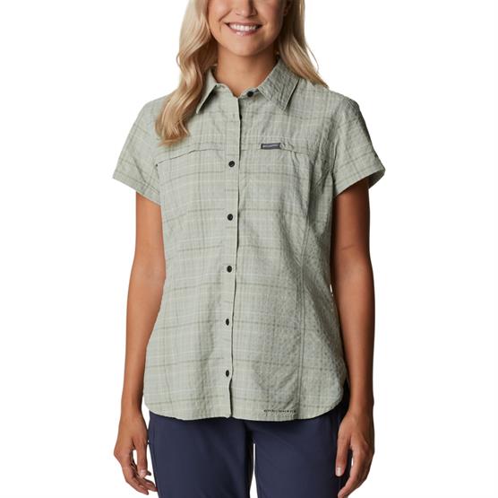 Se Columbia Silver Ridge Novelty S/S Shirt Womens, Safari Elevation hos Pro Outdoor