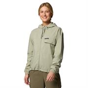 Columbia Womens Skien Valley Hooded LS Shirt, Safari