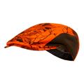 Smart flat cap med orange camouflage