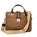 Filson Tin Cloth Compact Briefcase i farven Dark Tan