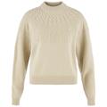 Fjällräven Övik Solid Jacquard Knit til Kvinder i farven Light Beige