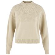 Fjällräven Övik Solid Jacquard Knit til Kvinder i farven Light Beige