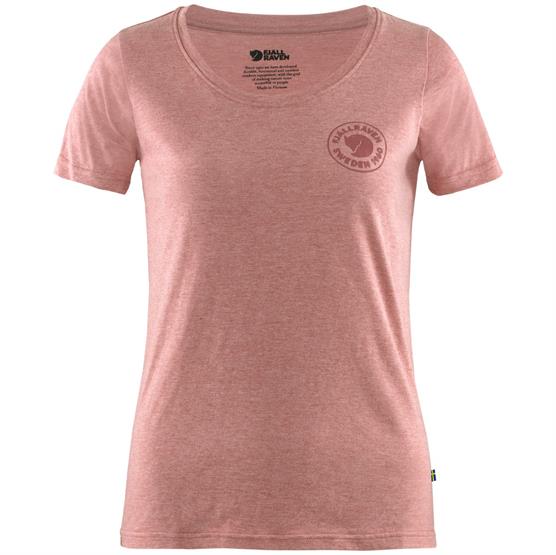 Fjällräven 1960 Logo T-Shirt Womens, Raspberry Red / Melange