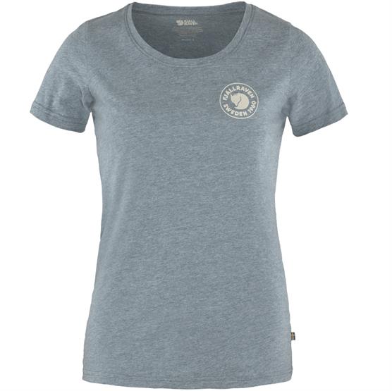 4: Fjällräven 1960 Logo T-Shirt Womens, Indigo Blue / Melange
