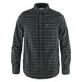 Fjällräven Övik Flannel Shirt Mens i farven Dark Grey