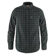 Fjällräven Övik Flannel Shirt Mens i farven Dark Grey