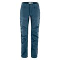Fjällräven Keb Trousers Curved til Kvinder i farven Indigo Blue