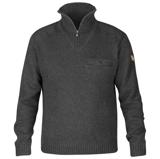 Fjällräven Koster Sweater Mens, Dark Grey