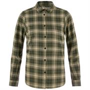 Fjällräven Övik Flannel Dameskjorte - Deep Forest