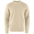 Fjällräven Övik Waffle Knit Striktrøje i sandfarvet