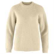 Fjällräven Övik Waffle Knit Striktrøje i farven Light Beige