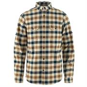 Fjällräven Skog Skjorte til herre - Fossil / Dark Navy