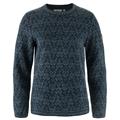 Fjällräven Snow rundhalset Striktrøje i Jacquard Strik