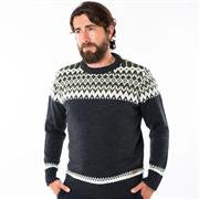 Fuza Wool Mens Alp Sweater, Olive