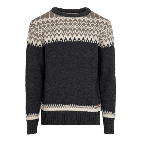Se Fuza Wool Mens Alp Sweater, Coal hos Pro Outdoor