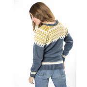 Striktrøje i uld Helga Sweater Round Nech