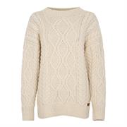 Fuza Wool uldsweater i en flot hvid farve.