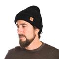Fuza Wool C-Beanie i farven Black