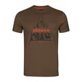 Härkila Nature Shortsleeve T-Shirt til Mænd i farven Slate Black