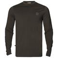 Härkila Base All Season L/S T-Shirt Mens, Shadow Brown