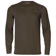 Härkila Forest Hunter L/S T-Shirt Mens, Hunting Green / Brown