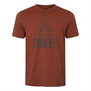 Härkila Nature S/S T-Shirt til Mænd i farven Autumn Orange