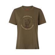 Härkila Stag Badge S/S T-Shirt til Kvinder i farven Beech