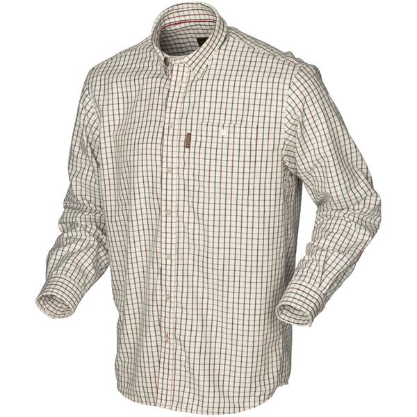 Klassisk ternet Jagtskjorte fra Härkila Burgundy Check