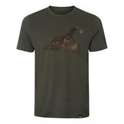 Härkila Topp T-Shirt til Mænd i farven Forest Night Grouse