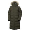 Helly Hansen Womens Aria Long Parka i farven Utility Green