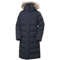 Helly Hansen Womens Aria Long Parka i farven Navy
